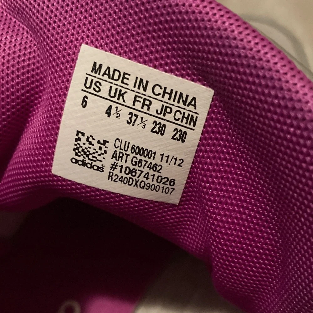 Adidas High-Top Sneakers - Gray and Purple - Picture 5 of 7